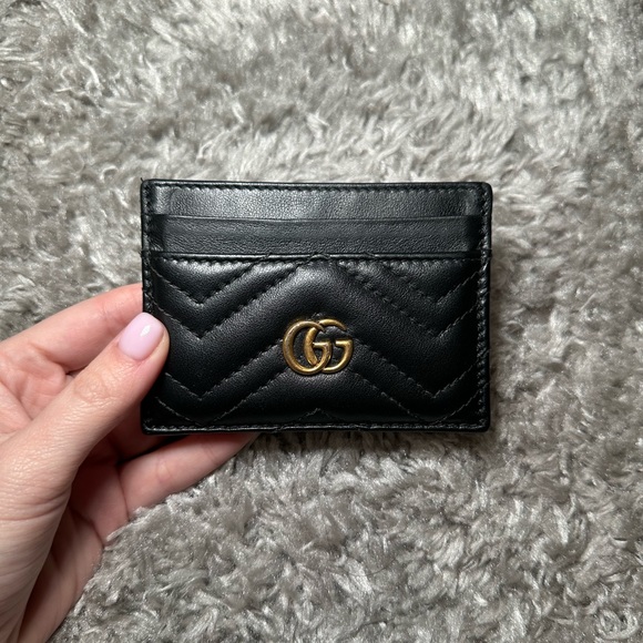 Gucci Marmont Card Case Black - Picture 1 of 11